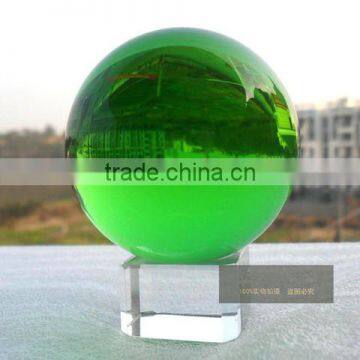 Handmade Fashion Decorates Gift Green Crystal Ball photo-2