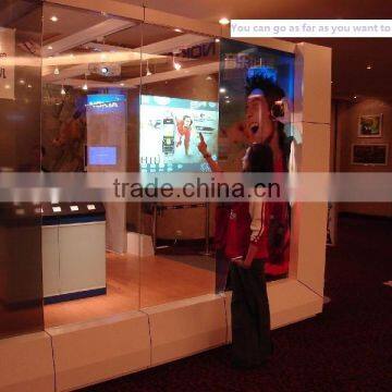 GreenTouch Outdoor Advertising Transparent Holographic Rear Projection Film photo-3