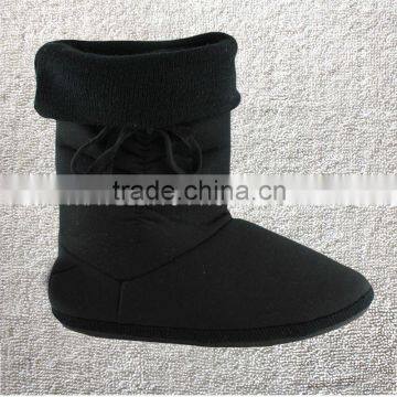 BLACK SLOUCH HOODIE LADIES/WOMENS SLIPPERS/BOOTS/INDOOR FOOTWEAR Jersey ladies indoor boots