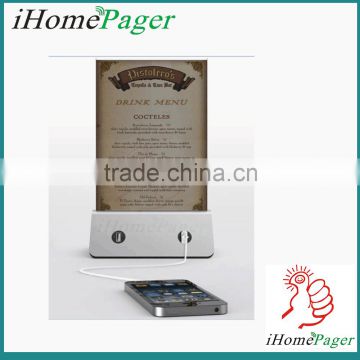 Fast Charging Restaurant/Coffee Shop Menu Power Bank