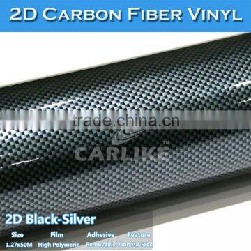 SINO STICKER Top Quality 2D Carbon Fiber Vinyl Film Wrap Carbon Fiber Price photo-3