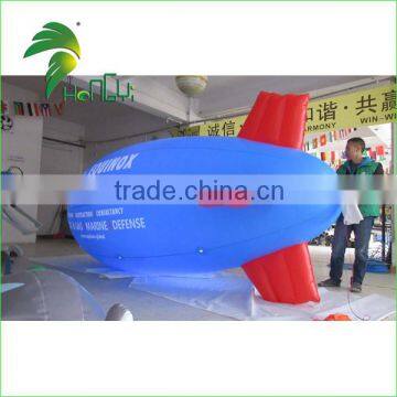 2016 Advertising Balloon 4m Blue PVC Inflatable Blimp / Helium Blimp for Promotion