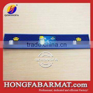 corona full color printed pvc rubber bar mat