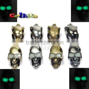 Charm Metal Skull For Paracord Knife Lanyards #FLQ054-1L/2L/3L/4L