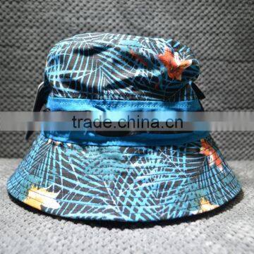 Simple embroidery logo shade sunshine soft washed cotton bucket hat