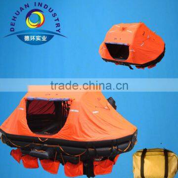 2014 Latest CE approved throw-over board liferaft