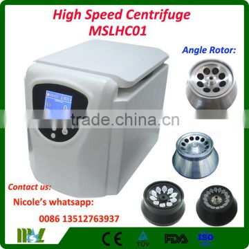 laboratory equipment MSLHC01i Benchtop high Speed Centrifuge with large capacity