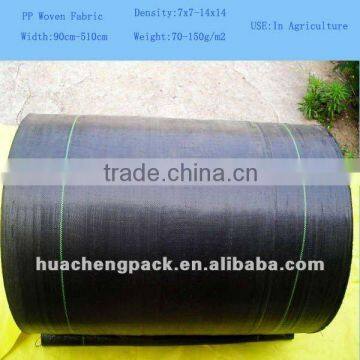 Black Woven Polypropylene Fabric in Roll