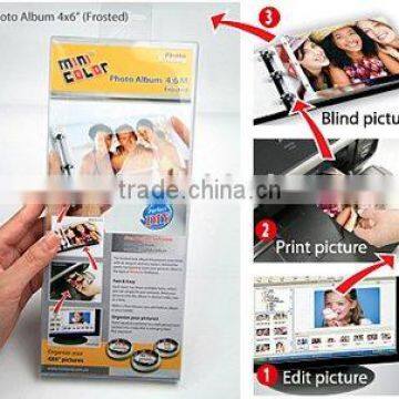 DIY Inkjet Unique Photo Album 4*6 ( Transparent Cover)