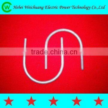 Finely Processed Good Quality Product Stainless Steel Galvanized U Bolt for Power Line Hadware Fittings, WeiChuang Product photo-5
