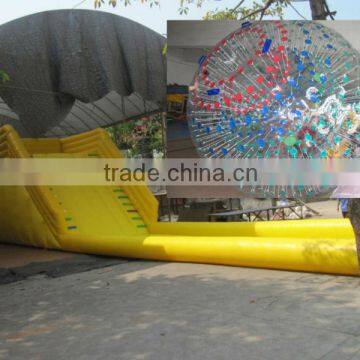 Grass human zorb balls for sale inflatable zorb ramp