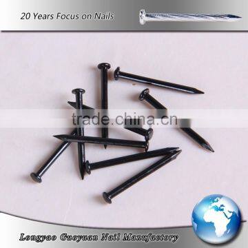 Black concrete steel nail sizes/black finishing nails