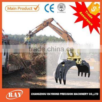 Excavator Hydraulic Rotating Grapple Wooden Grapple Log Grapple Stone Grapple