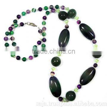 Natural stone necklace NSN-003