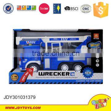 classical friction engineering van police car fire fighting truck car toy for sale