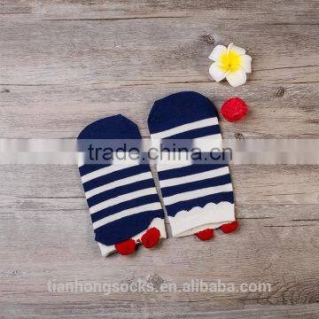 2016 New Summer Striped Lovely Ears Three Color Short Socks Boat Socks for Girls and Woman photo-6