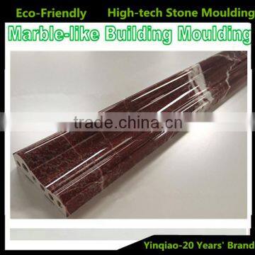 Light Weight Microcrystal Nano Resin Meterials Marble Stone Skirting Mouldings