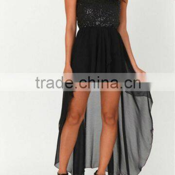 manufacturer clothing with sequinned top D-1084