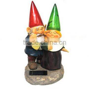 Gnomes Outdoor 2-light LED Solar Lamp