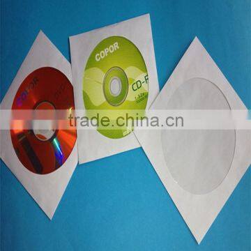 clear window 120mmcd paper sleeve