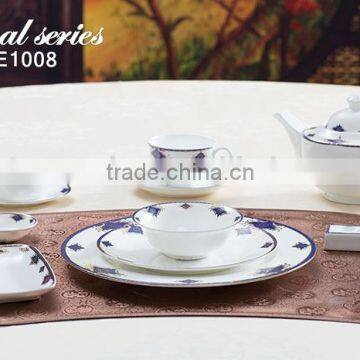 beautiful country style good bone china dinnerware dining table sets for gift