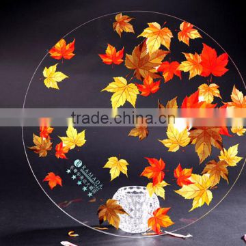 high quality acrylic crystal flower awards display