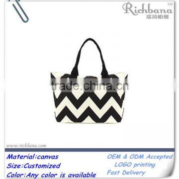 canvas cheap chevron diaper bag tote