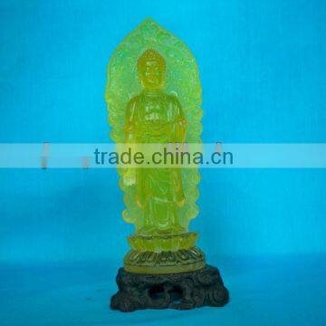 The religious handmade craft of buddha statue home decor