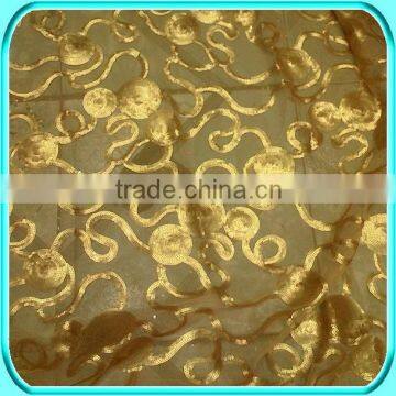 GOLD SEQUIN MESH COVER FOR WEDDING photo-2