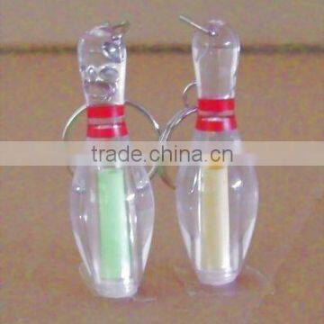 hot sale gift item acrylic bowling pin key chain