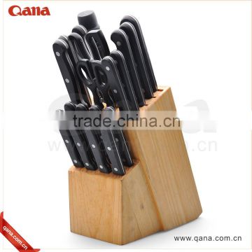 stainless steel wooden block kitchen knife set                        
                                                                Most Popular