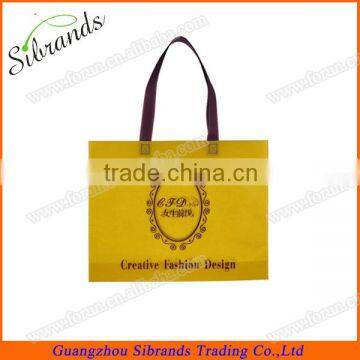 Manufacture eco friendly colorful foldable non woven bag, nonwoven shopping bag