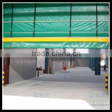 Stacking PVC door remote control shutter
