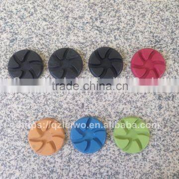 Floor Polishing Pad 4 inch (100 mm) Nylon Cloth Abrasive Disc Wet Use for Concrete Granite Marble Terrazzo Thickness 10 mm