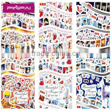 2015 hot series big size stickers custom nail for sale