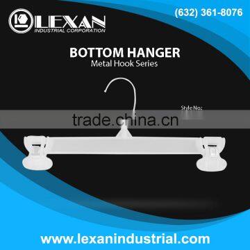 6212 - 12" Plastic Hanger with Metal Hook for Bottoms, Pants, Skirts, Shorts (Philippines)