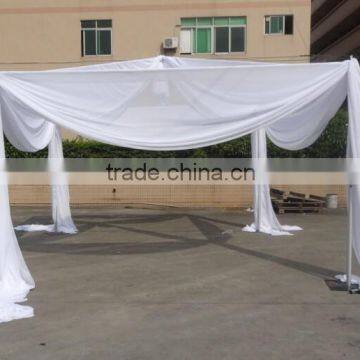 RK Fire Retardant Sheer White Drapes Pipe and Drape for Weddings Decoration photo-6