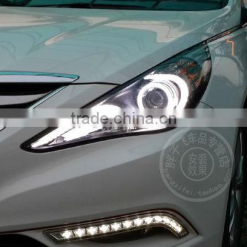 car accessories for hyundai sonata 2011 up angel eye light bar head lamp modified head light (ISO9001&TS16949)                        
                                                Quality Choice