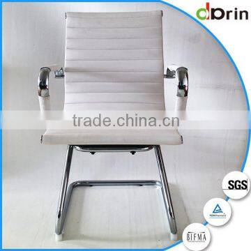 White office chair high-grade executive chair without wheels                        
                                                Quality Choice