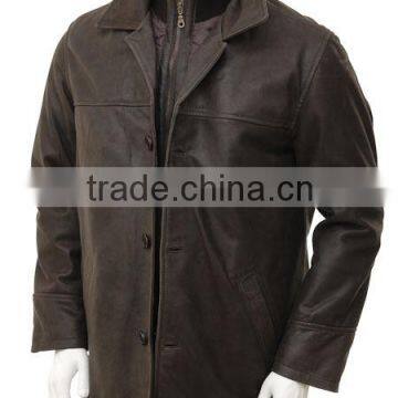 leather coat for men