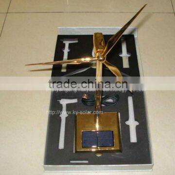 Modern design metal wind turbine models as Promotional gifts