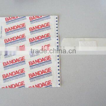 Adhesive bandage with transparent