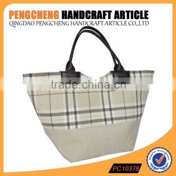 women polyester shoping handbags