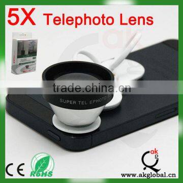 2014 Newest Universal Bracelet 5X Super Telephoto Lens for iphone 5 5S