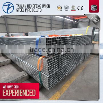 pre galvanized square hollow section tube