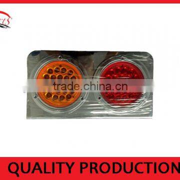 chrome 12V/24V universal 48 LED truck tail lamp