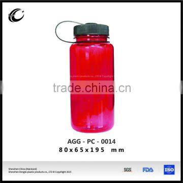 PP PC drinkware wholesale logo design printing 600ml plastic drinking bottle plastic drinking water bottle with handle