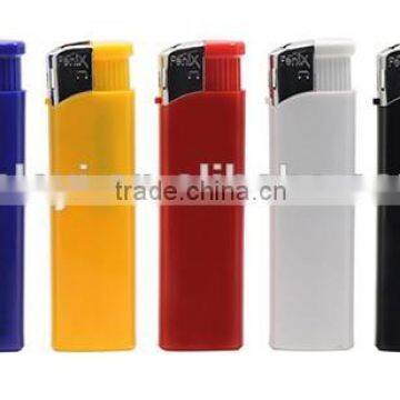 Electronic lighter with goledn-plating cap