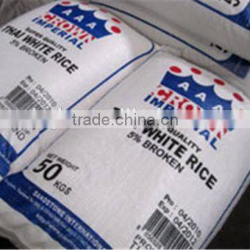 10kg basmati rice bag 25kg pp rice bags made in China factory