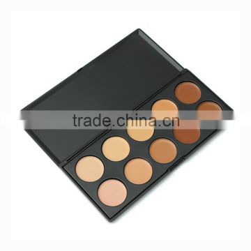 Professional cosmetics wholesale mineral makeup contour palette 10 Colors Makeup Concealer Set